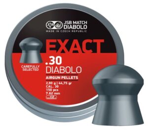 JSB Exact Light Airgun Pellets .30 - 7.62 _ 44.75 grain 150 pc