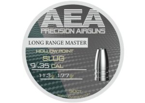 AEA Long Range Master Airgun Slugs Cal. 35 HP 177 grain 50pc.