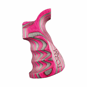 Handgrip Beavertail Pink and Black By Form Rifle Stocks